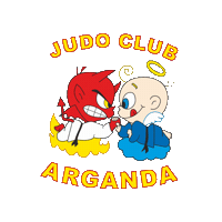 JudoClubArganda logo club judo arganda Sticker