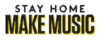 Make Music Stay Home Sticker by Amuse