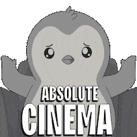 Penguin Cinema Sticker by Pudgy Penguins