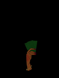 Achowdhry money green women hand GIF