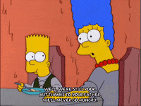 bart simpson eating GIF