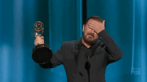 Ricky Gervais Win GIF by FOX TV