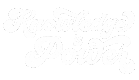 Psychedelics Knowledge Is Power Sticker by Delic