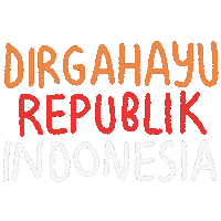 17 Agustus Indonesia Sticker