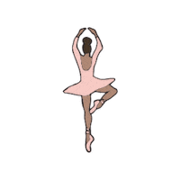 Dance Ballerina Sticker by coco beans