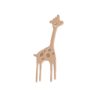 Giraffe Sticker by coco beans
