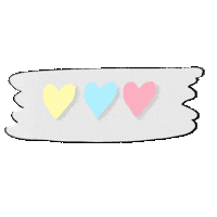 Heart Tape Sticker
