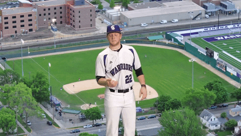 Baseball Warriors GIF by WinonaStateATH