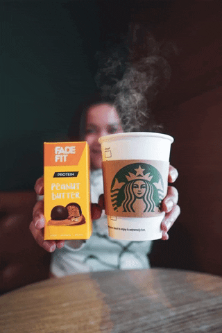 Peanut Butter Coffee GIF by Fade Fit