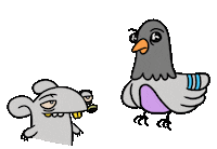 Trash Rat Sticker by Mike O.