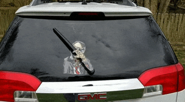 waving crypt keeper GIF by WiperTags Wiper Covers