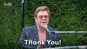 Elton John Thank You GIF by Global Citizen