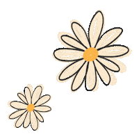 rovinya happy flowers sunshine daisy Sticker