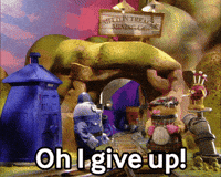 Stop Motion I Give Up GIF by Fire Mountain Productions