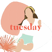 Days Tuesday Sticker by Bash Clothing