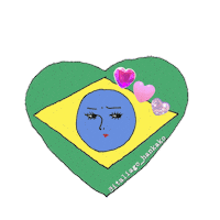 Futebol Brazil Sticker