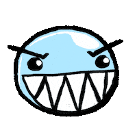 Angry Bubbles Sticker