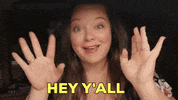 Greetings Howdy GIF by Tracey Matney - Victory Points Social