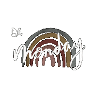 Rainbow Monday Sticker
