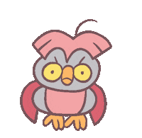 Hibou Sticker by elodie shanta