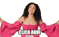 Clica Aqui Crespa Sticker by Salon Line