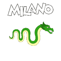 MilanoandPartners dragon milano milan drago Sticker