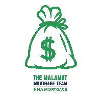 Moneybag Malamut Sticker by HMA Mortgage