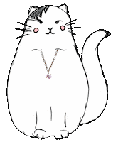 Cat Sticker by OLIVIA MONTI ARDUINI