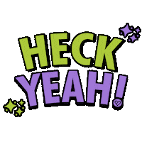 Yeah Sticker by Simply Lovable