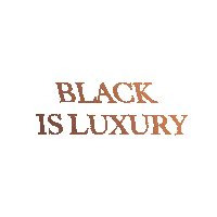 Black Is Luxury Sticker by FORVR Mood