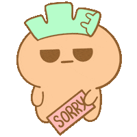 Sad Apologies Sticker