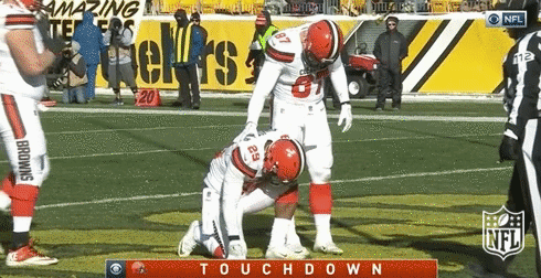cleveland browns football GIF by NFL
