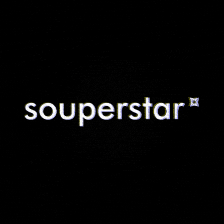 Souperstarsg giphygifmaker logo souperstar white logo heritage brand GIF