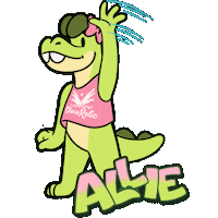El Paso Alligator Sticker by Chuco Relic