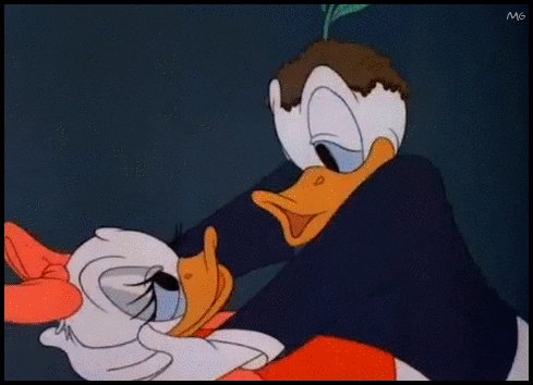 donald duck disney love GIF