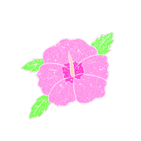 Flower Sparkle Sticker