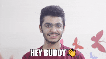 Buddy Waving Hi GIF by Aashish Desimarketer