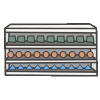 度菇13咦的茶水間 Sticker