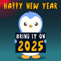Happy New Year Penguin GIF by Pudgy Penguins