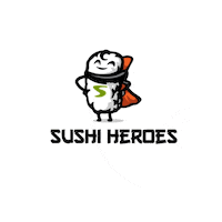 London Food Sticker by Sushi Heroes