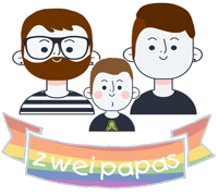 2papas parents loveislove familie eltern Sticker