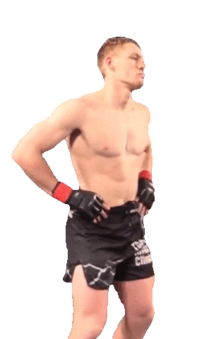 JackDella fight hype australia mma Sticker