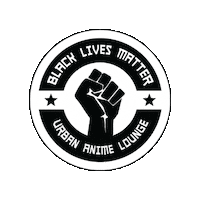 UrbanAnimeLounge blm black lives matter blerd blerds Sticker