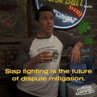 Always Sunny Slapping GIF by It's Always Sunny in Philadelphia