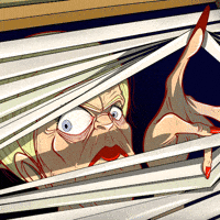 karencardstcg side eye karen peekaboo funny meme GIF