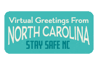 Stay Home North Carolina Sticker by visitnc