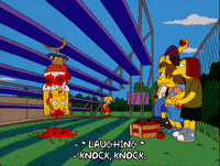 lisa simpson laughing GIF