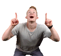 Pointing Schau Sticker by Hempions