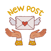 lucieell new post post letter tap here Sticker