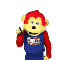 higherimpactent dance yes monkey mascot Sticker